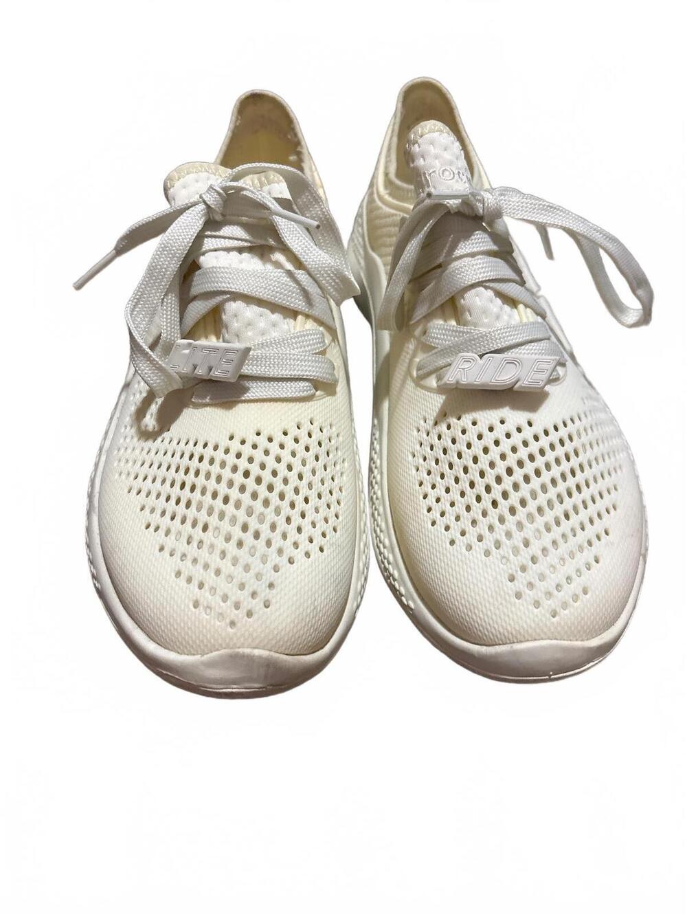 Crocs LiteRide 360 Pacer White Sneakers Women's Size W9 Athletic Water Shoes
